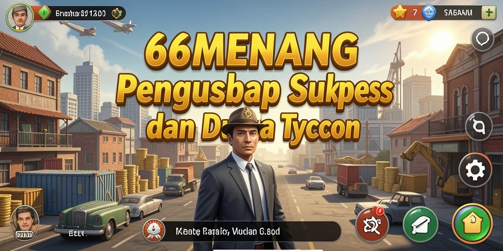 Tampilan gameplay 66MENANG dengan grafis Tycoon yang menarik.
