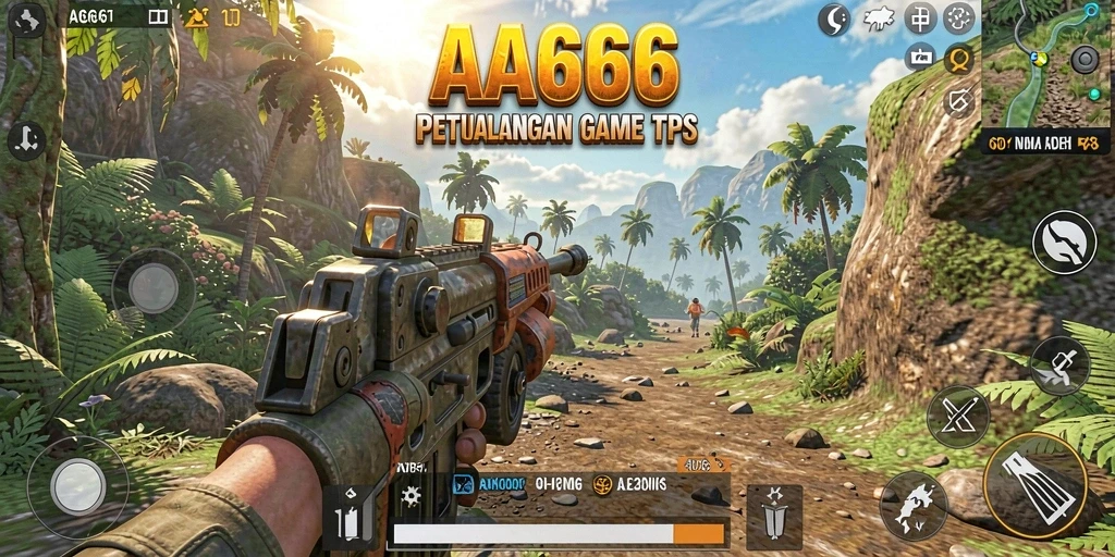 Tampilan gameplay seru di AA666 dengan aksi bertempur yang mendebarkan.