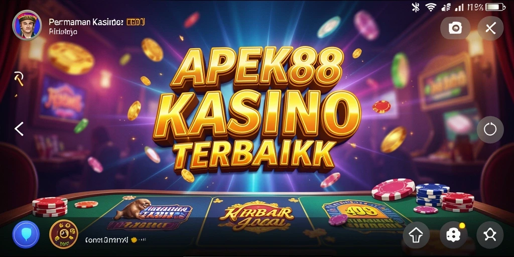 Tampilan gameplay APEK88 menampilkan keseruan permainan Kasino yang menarik.