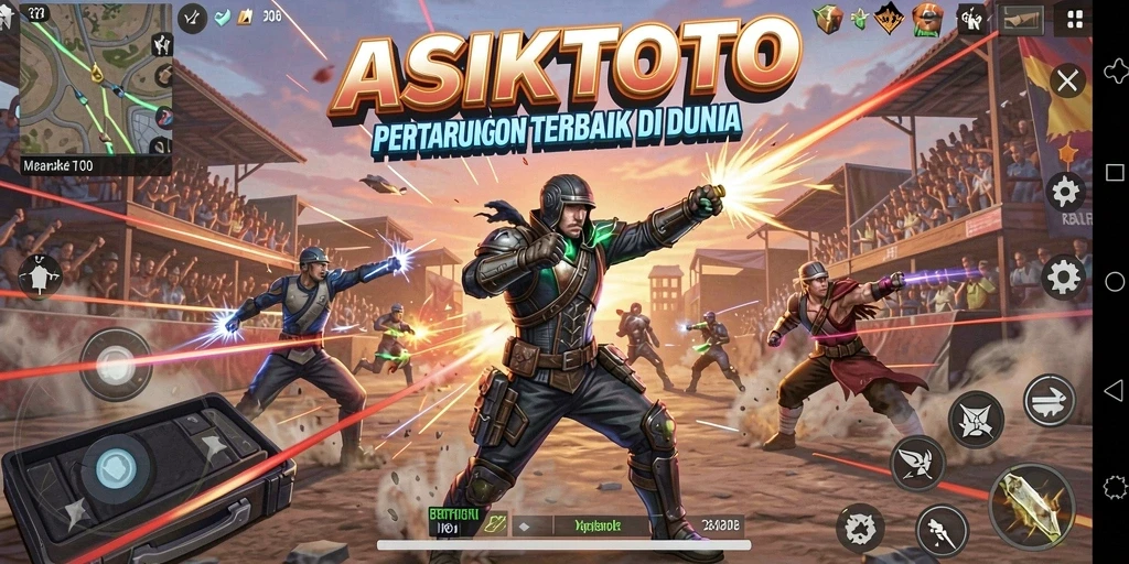 Gameplay seru di ASIKTOTO dengan pertempuran epik.