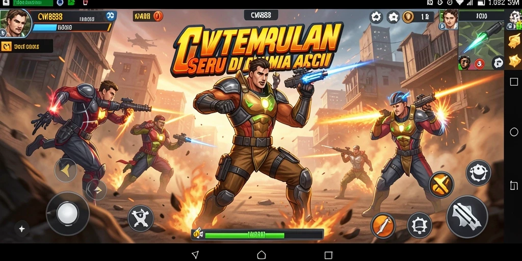 Screenshot gameplay CW8888 dengan aksi penuh adrenalin dan seru.