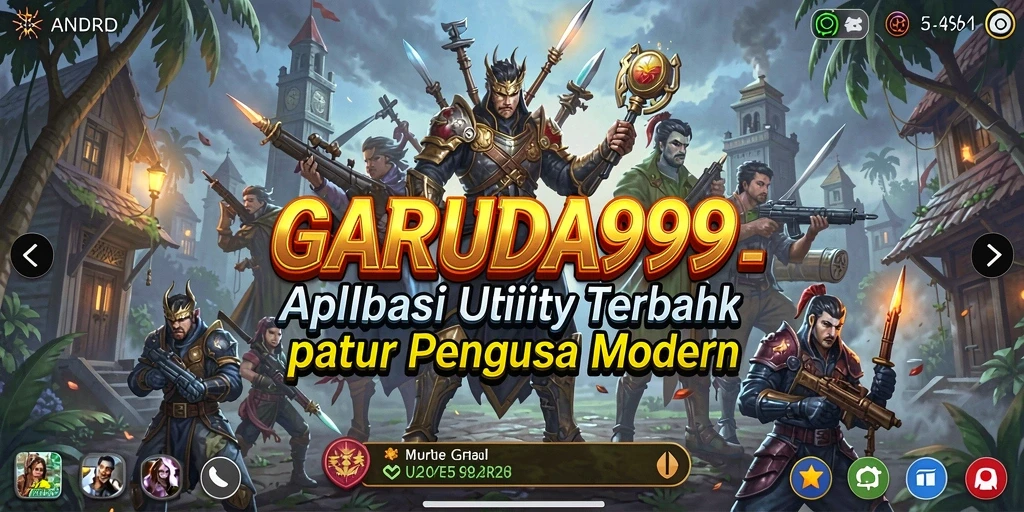 Tampilan antarmuka pengguna GARUDA999 yang intuitif dan menarik.