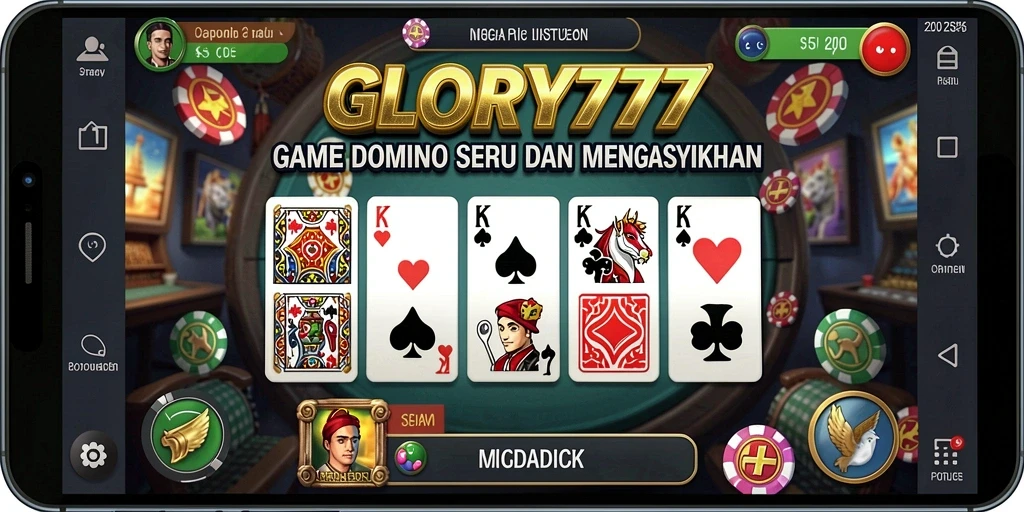 Tampilan gameplay seru dan interaktif di GLORY777.