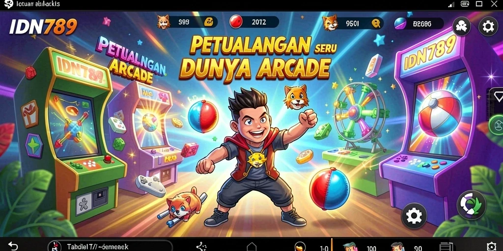 Screenshot gameplay IDN789 yang menunjukkan aksi seru di dunia Arcade.