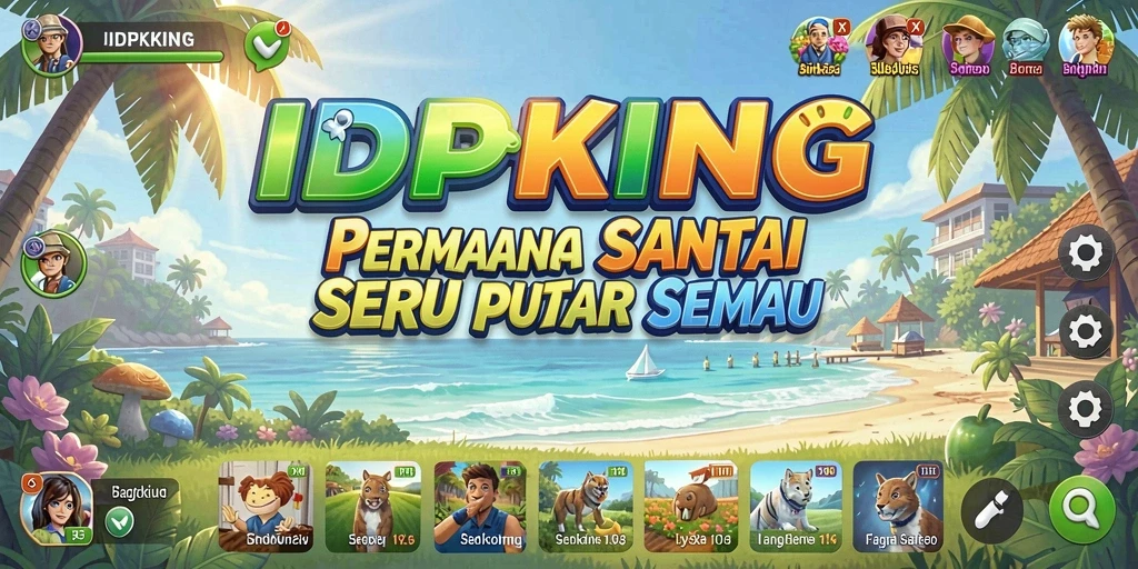 Tampilan colorfull dan gameplay seru di IDPKING.