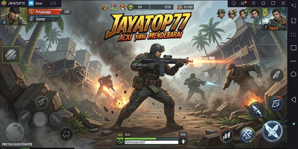 Tampilan screenshot gameplay JAYATOP77 yang penuh aksi dan petualangan.