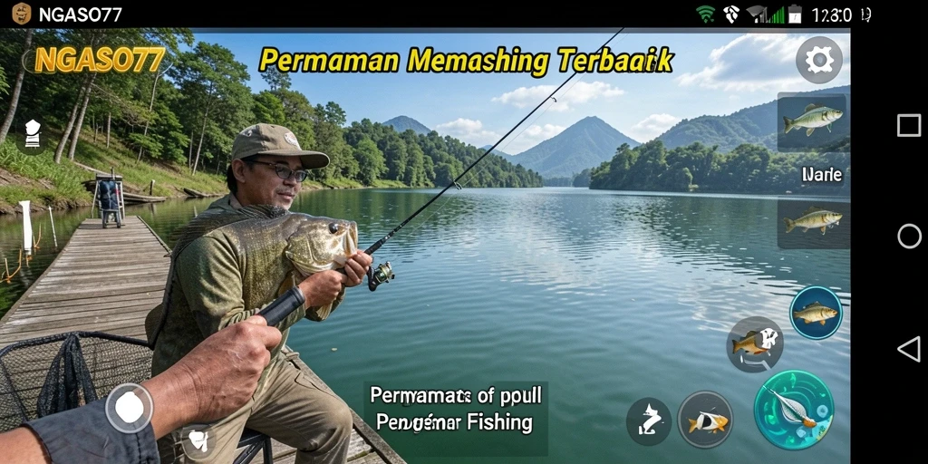 Gameplay seru memancing dengan grafik menawan di NGASO77.
