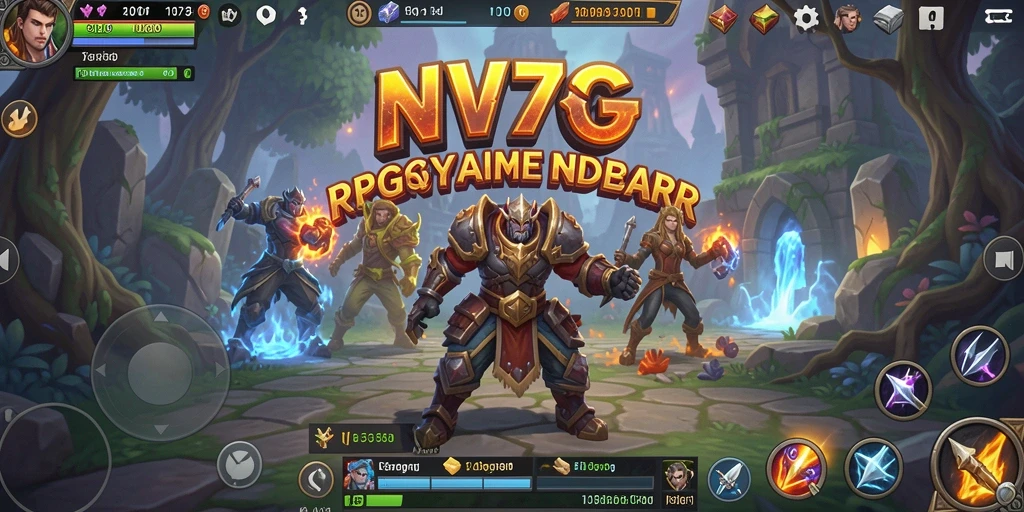 Tampilan gameplay RPG mendebarkan di NV77.