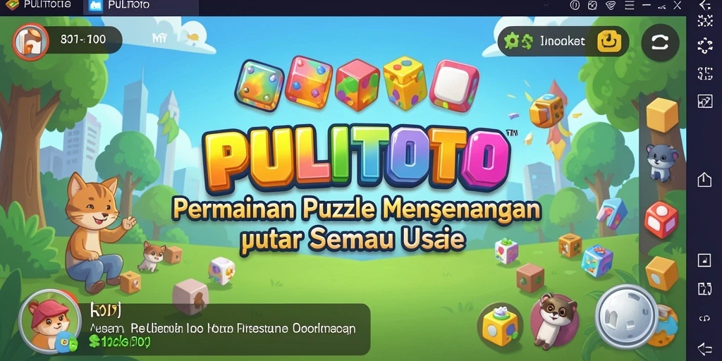 Screenshot PULITOTO menampilkan gameplay Puzzle yang seru dan menantang.