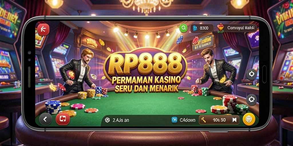 Tampilan gameplay yang menarik dan interaktif dalam RP888.